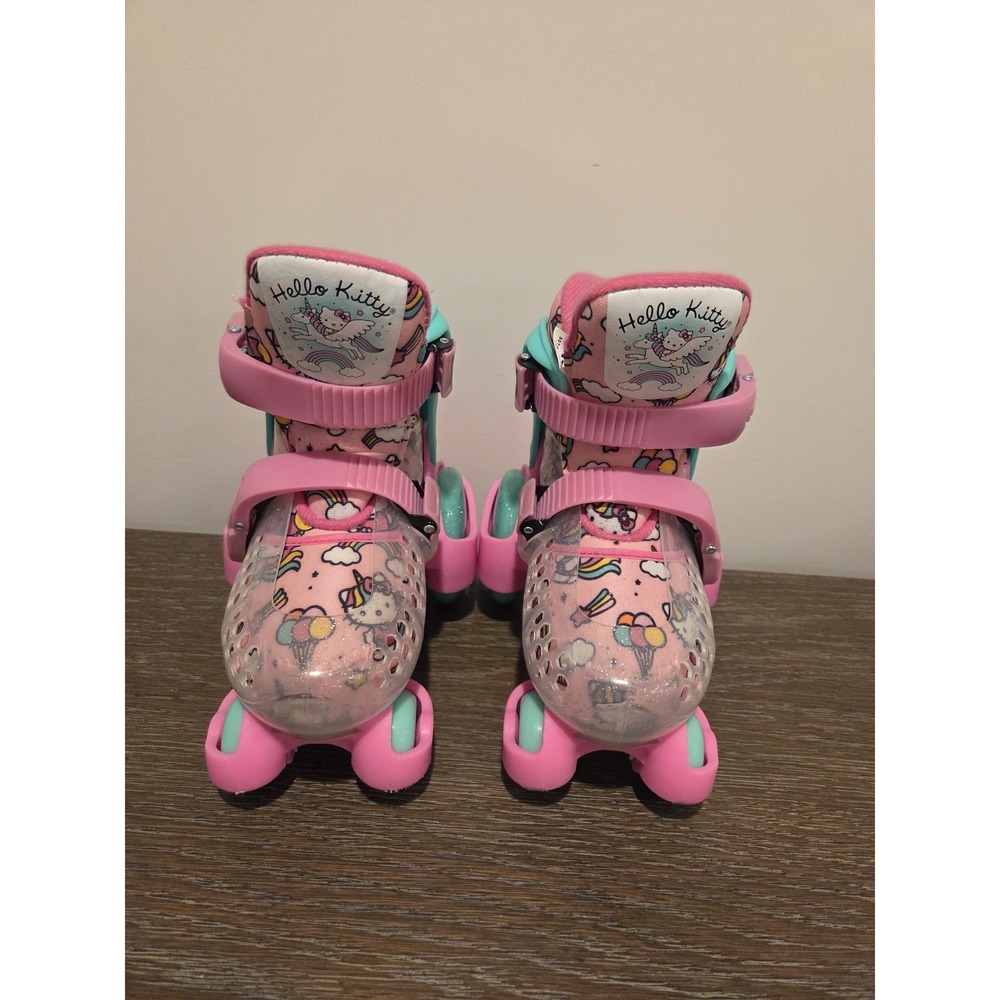 Hello Kitty Pink Roller Skates for Kids size 11-2
